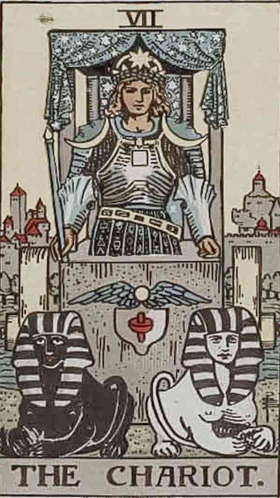 the chariot upright