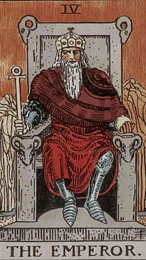 the emperor upright