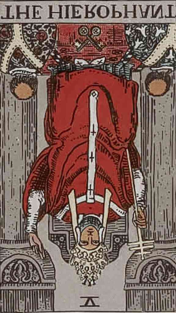 the hierophant reversed