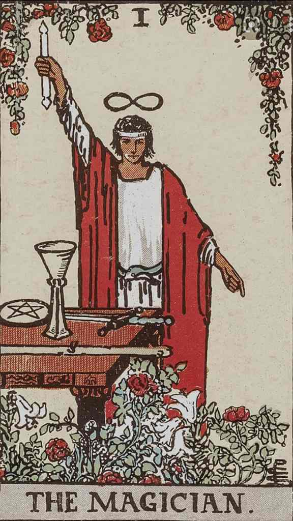 the magician upright