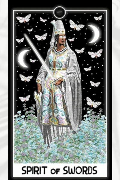 king of swords intuitive night goddess tarot deck