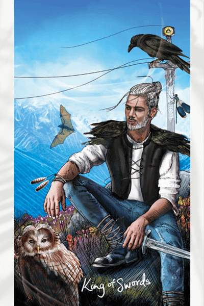 king of swords lightseers tarot deck