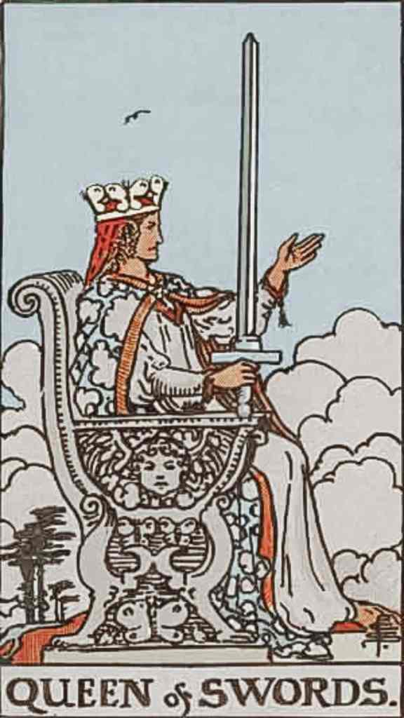 queen of swords upright