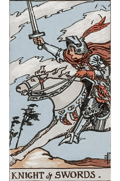 knight of swords tarot card
