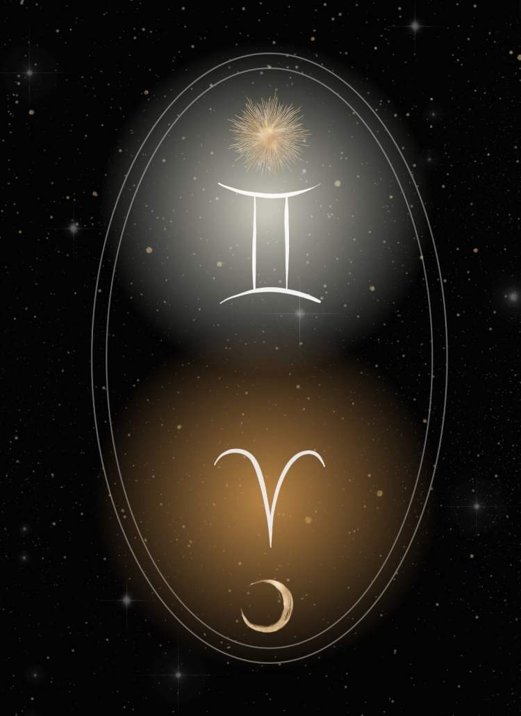 Gemini Sun Aries Moon in the Natal Chart