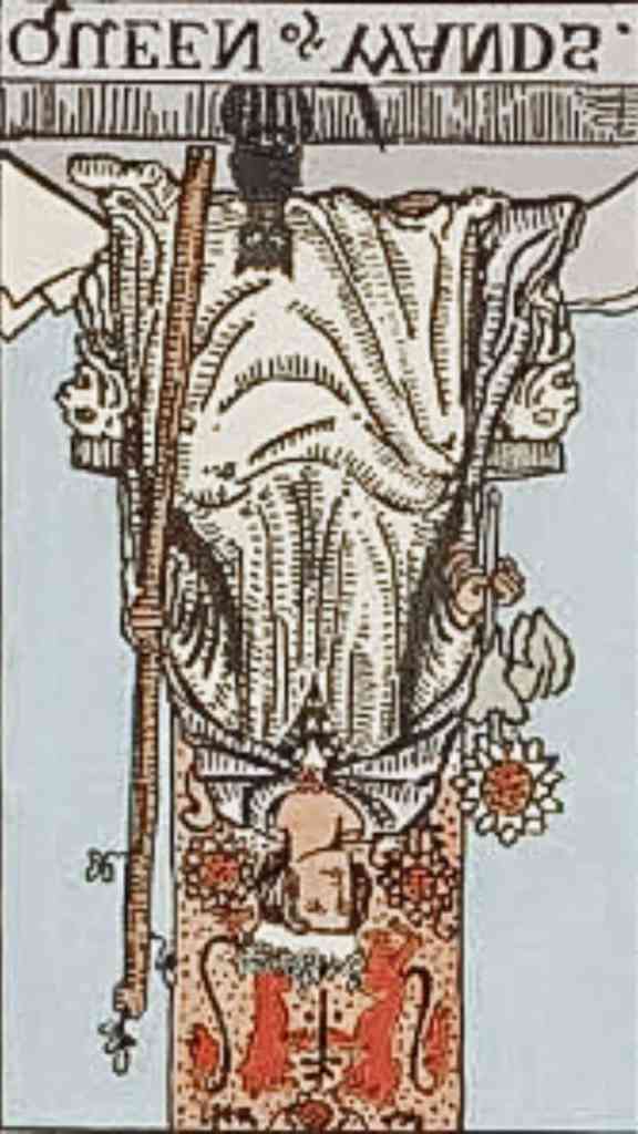 Queen of Wands (Reversed)