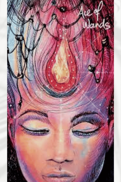 Ace of Wands Lightseers tarot deck