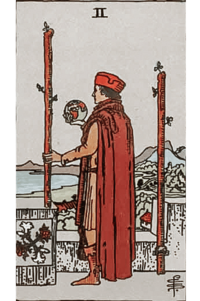 Two of Wands tarot card